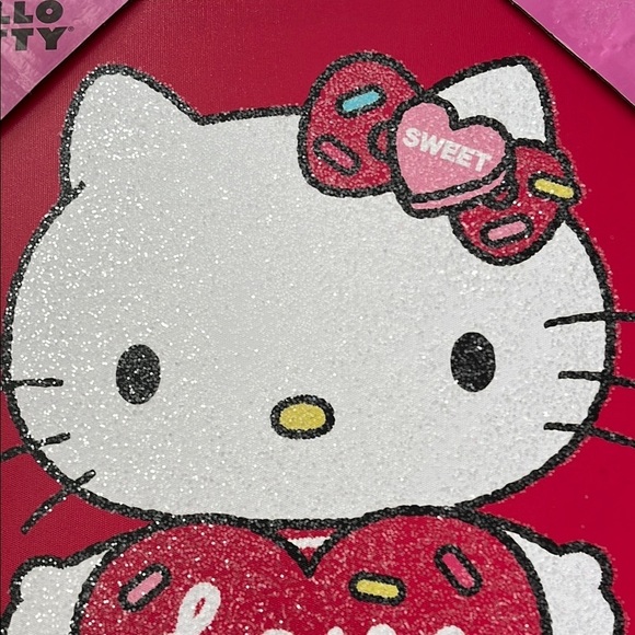 🆕 Hello Kitty Wall Art with Heart Design Love - Picture 4 of 5